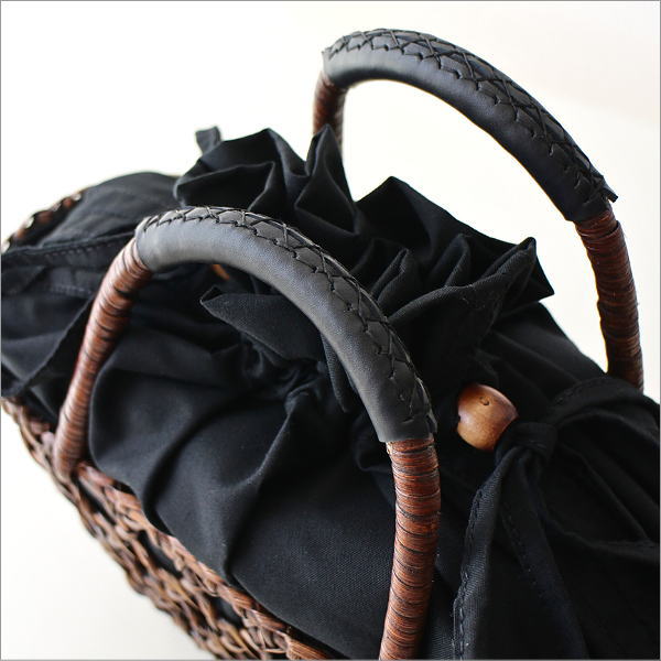 ラタンピールカゴメ編バッグ(2)