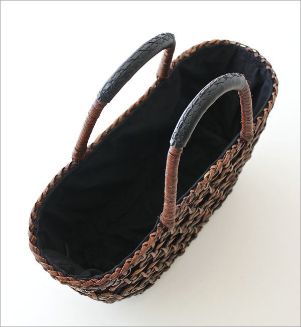 ラタンピールカゴメ編バッグ(4)