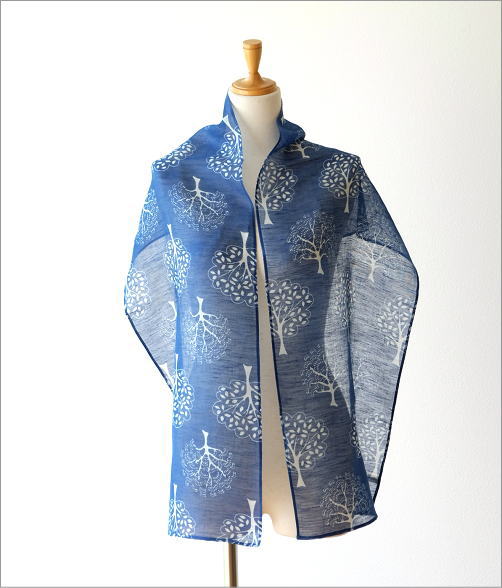 リネンコットンミニショール(4)