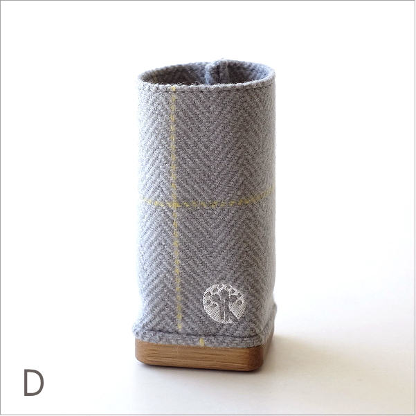 ファブリックと木のペン立て 5タイプ(11)