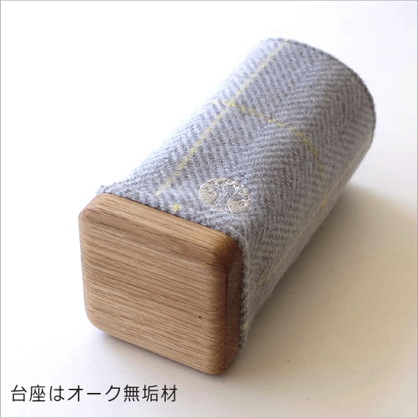 ファブリックと木のペン立て 5タイプ(6)