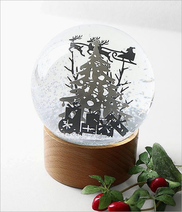 Xmasスノードーム サンタからの贈り物(1)