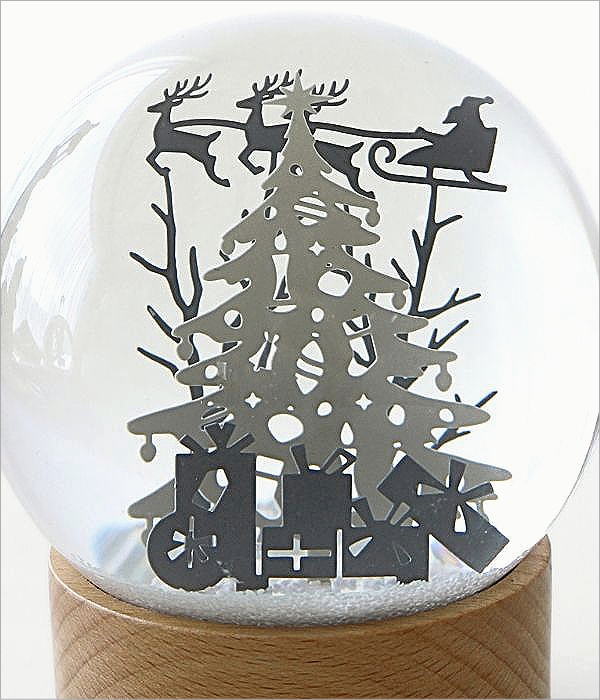 Xmasスノードーム サンタからの贈り物(2)