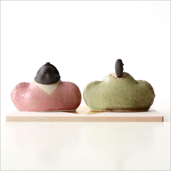 陶器のおひな様 春風 たたら雛(4)