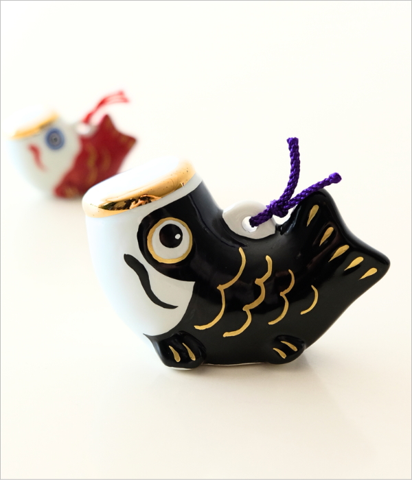 陶磁器の鯉のぼりの置物(2)