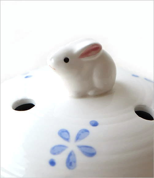 陶器の蚊遣り 土鍋風ウサギ(2)
