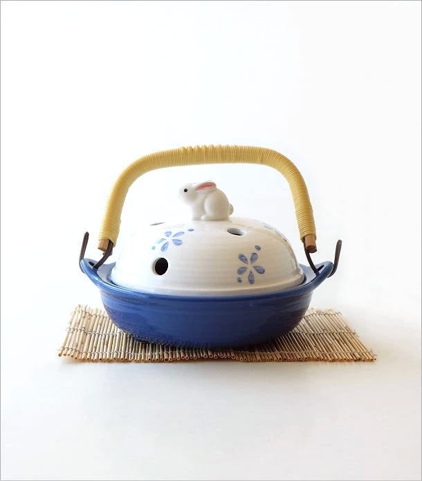 陶器の蚊遣り 土鍋風ウサギ(6)
