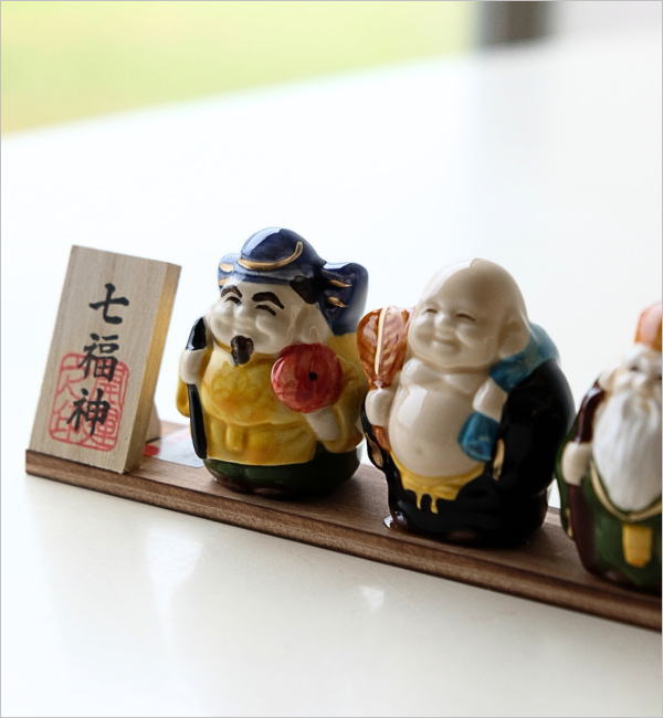 陶器の七福神の置物(2)