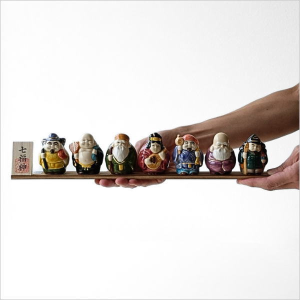 陶器の七福神の置物(5)