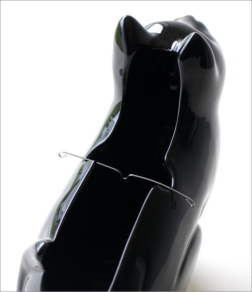 黒猫シルエット蚊遣り器　S29-811(4)
