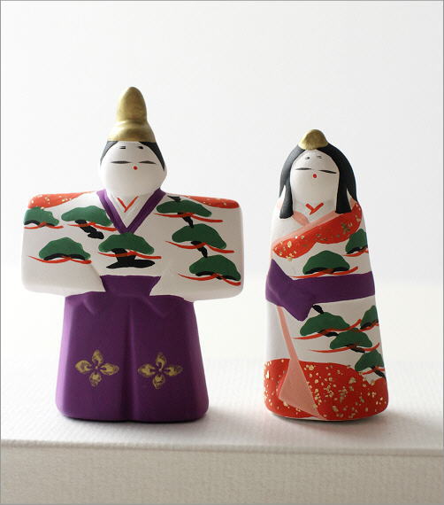 陶器のお雛様 立ち(2)