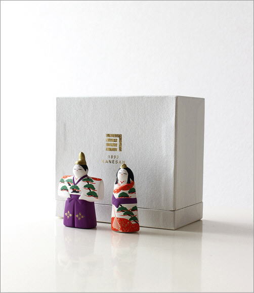 陶器のお雛様 立ち(4)