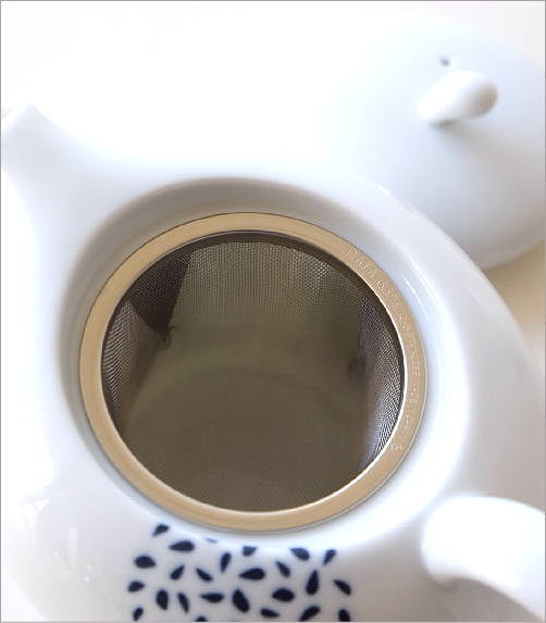 粒丸紋ポット煎茶碗付き
