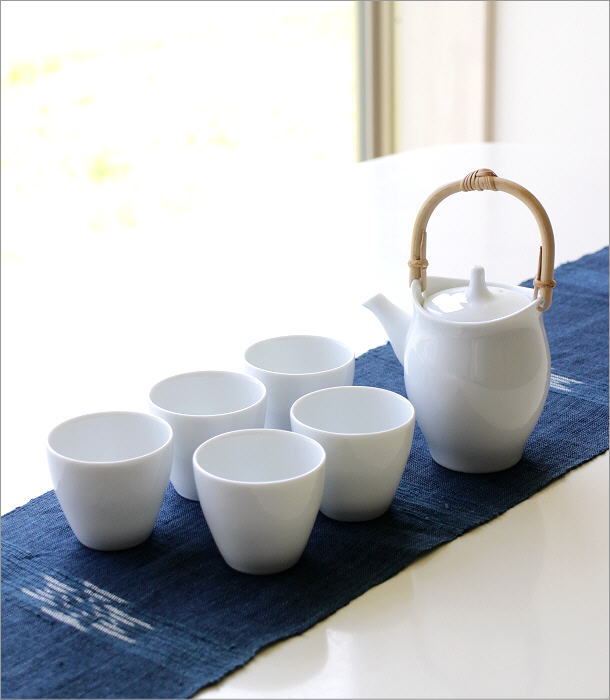 湯呑み おしゃれ 陶器 美濃焼き 白 日本製 湯飲み 和食器 焼き物 白磁ゆのみ カノン5コセット [kyt6007] | ギギliving