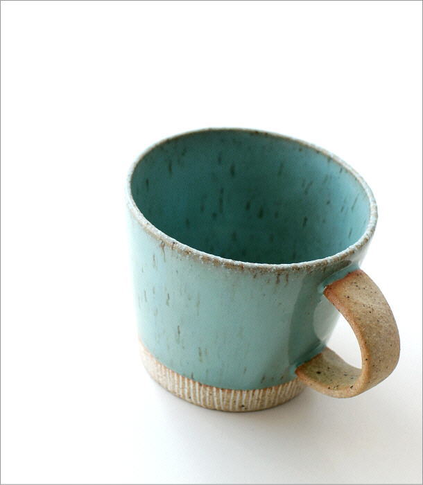 マグカップ おしゃれ 陶器 コーヒーカップ コーヒーマグ ターコイズマグ Kyt76 ギギliving
