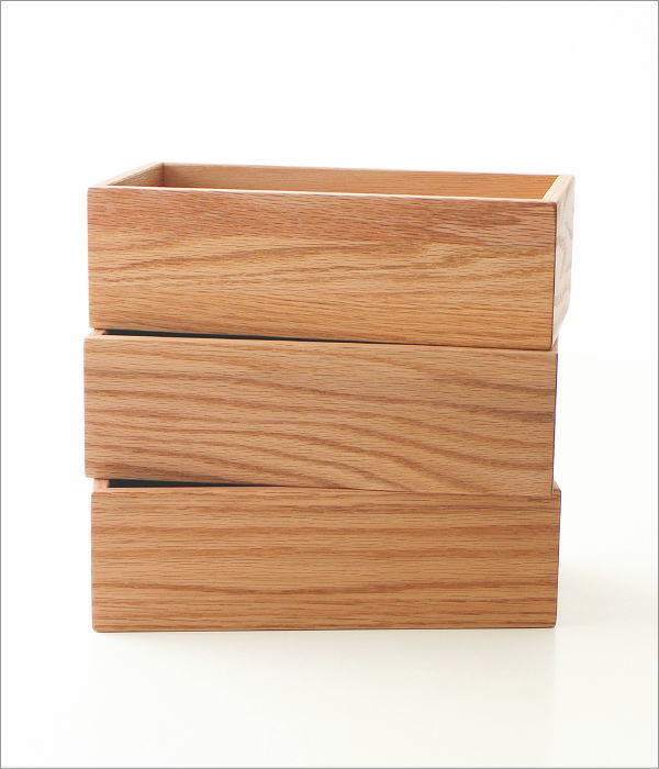 ナチュラルウッドのティッシュボックス OAK(5)