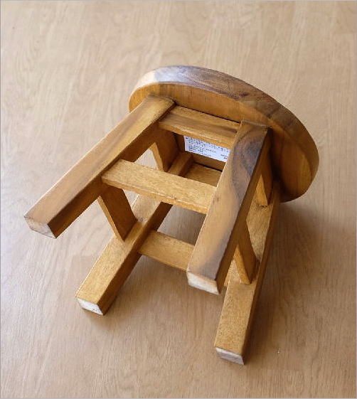 スツール 木製 椅子 ミニスツール 玄関 花台 ミニテーブル ウッドチェア おしゃれ 子供椅子 象さん [maz3995]