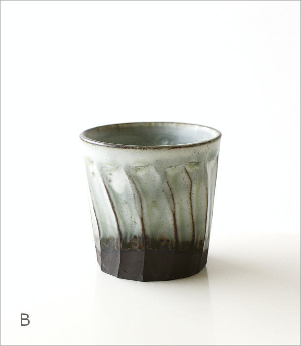 Yuragi彫 湯呑茶碗 2 タイプ(5)