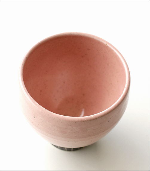 和陶器フリーカップ 桃(3)