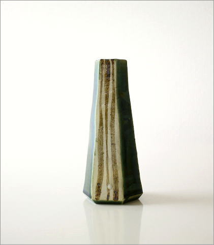 織部面取り一輪挿し(5)