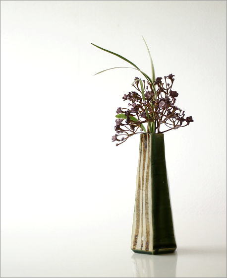 織部面取り一輪挿し(6)