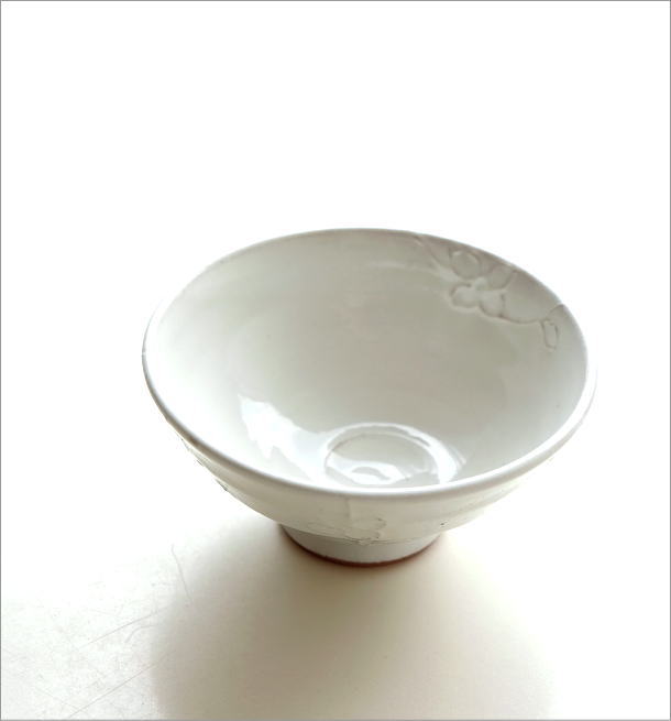 花の木粉引茶碗(1)