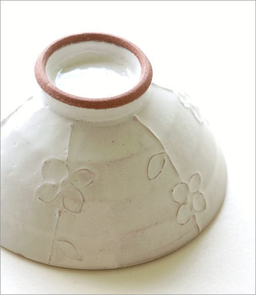 花の木粉引茶碗(2)