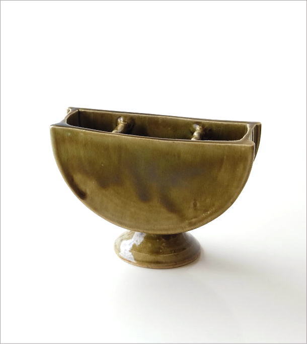 花器 陶器 和陶器ベース 三(4)
