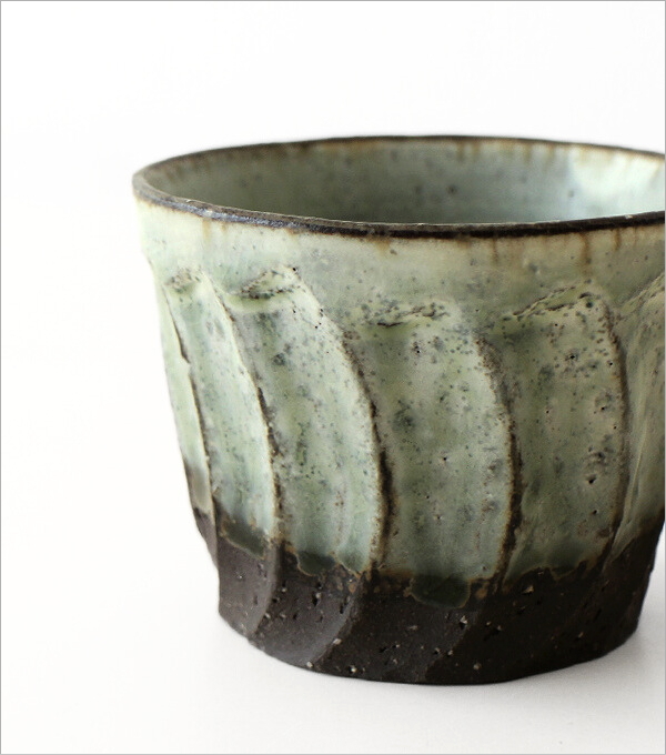 Yuragi-彫 マグ 灰釉(2)