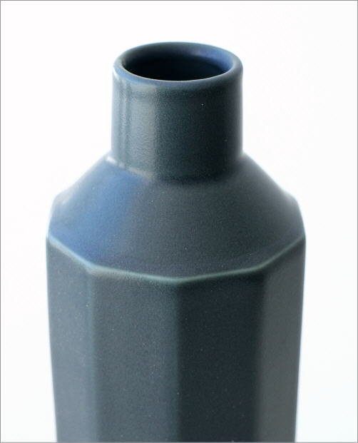 色釉面取り花瓶 3カラー(2)