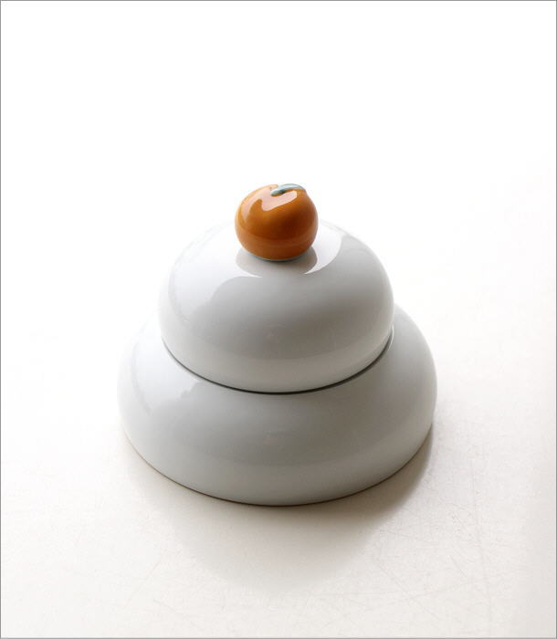 磁器の鏡餅プレートセット(7)