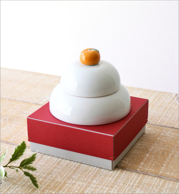 磁器の鏡餅プレートセット(7)