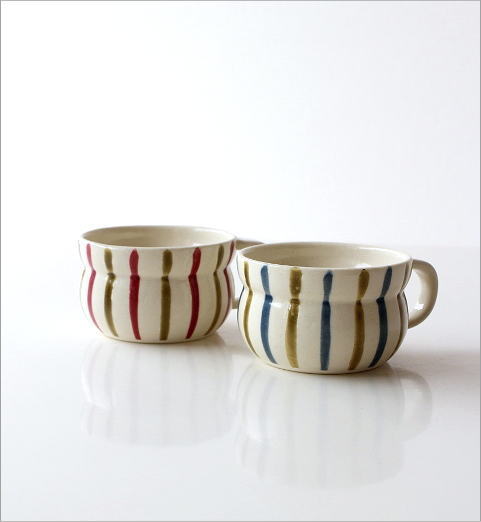カラフル十草スープマグ 2タイプ(4)