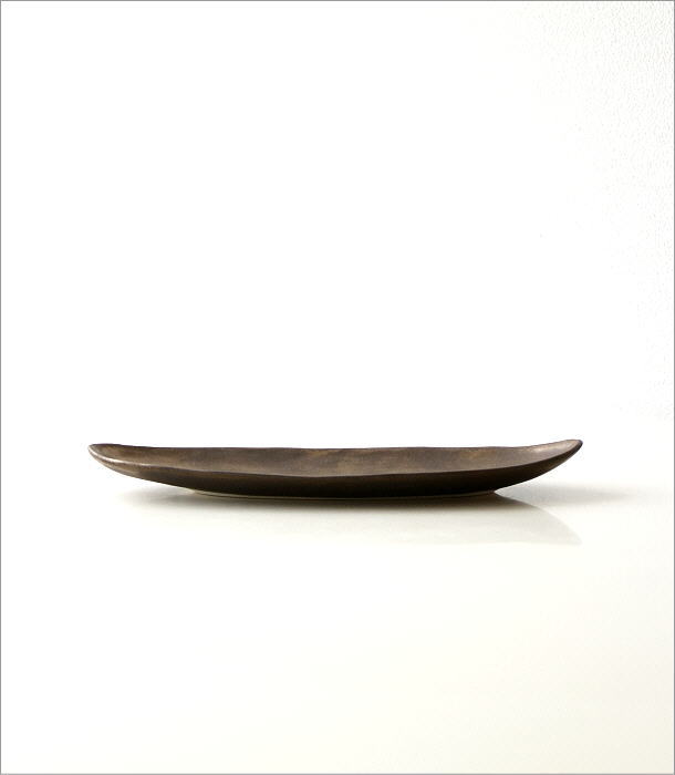 金泥釉　舟形皿(3)
