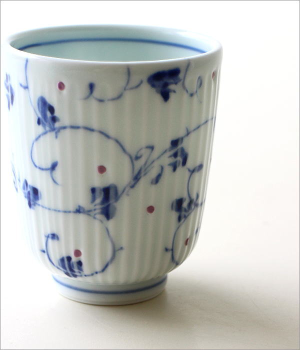 ブルーアラベスク 湯呑茶碗大小セット(3)