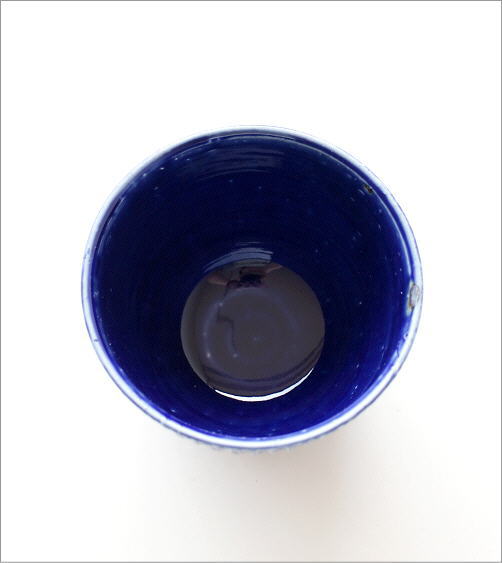 瑠璃釉しのぎ フリーカップ(4)