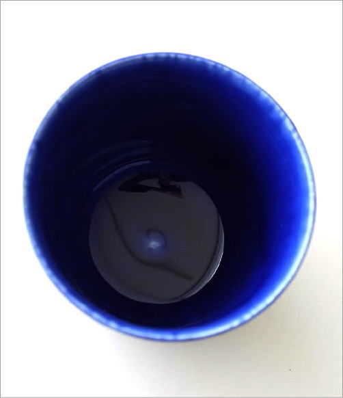 瑠璃釉しのぎ フリーカップ(4)