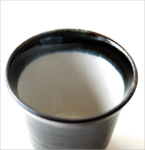 安南呉須巻湯のみ(2)