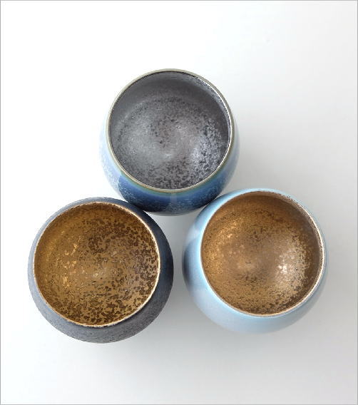 陶器のゴブレット3カラー(3)