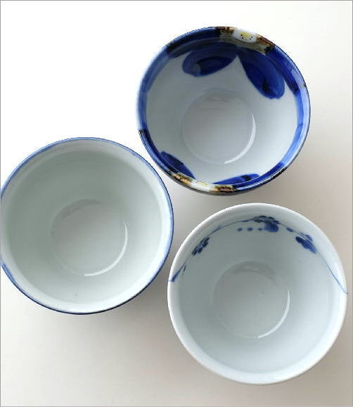 染付 煎茶碗 ３タイプ(2)