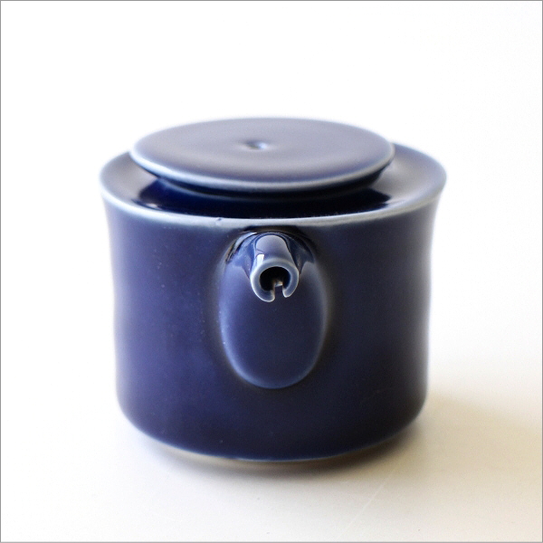 陶器のお醤油さし 瑠璃(3)