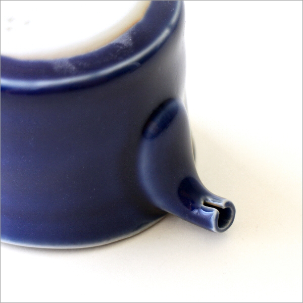 陶器のお醤油さし 瑠璃(4)