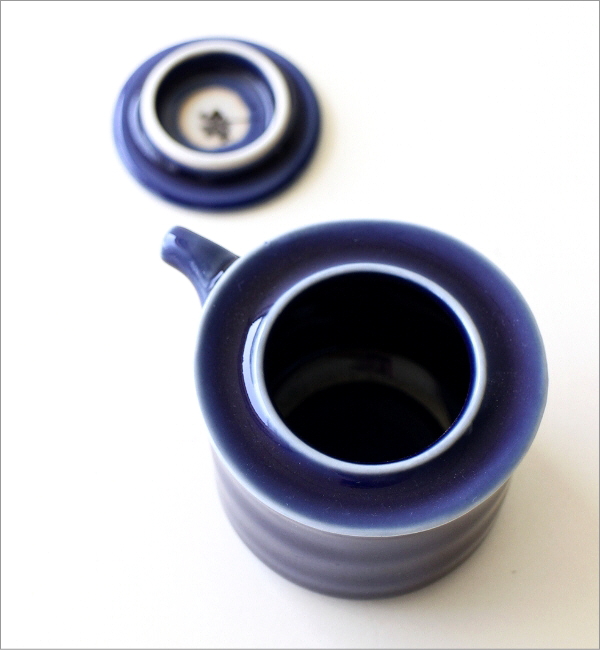 陶器のお醤油さし 瑠璃(5)