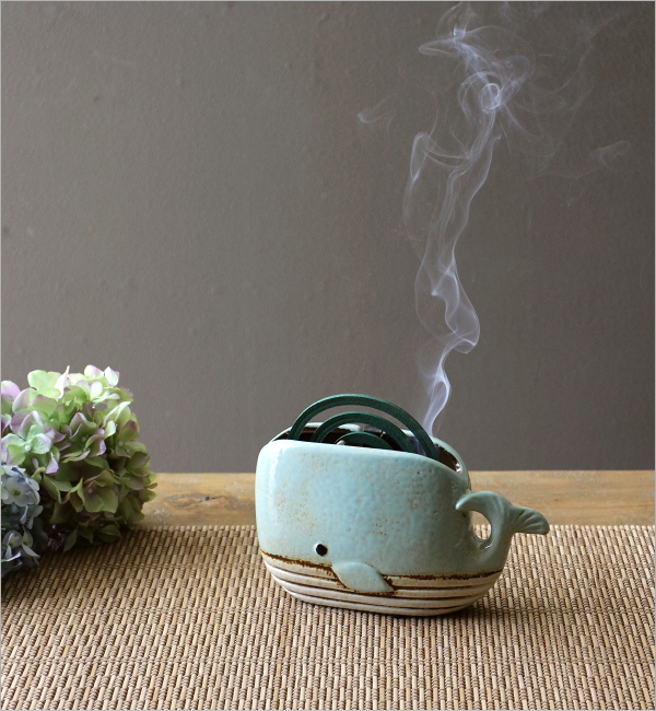 陶器の蚊遣り　クジラ(6)