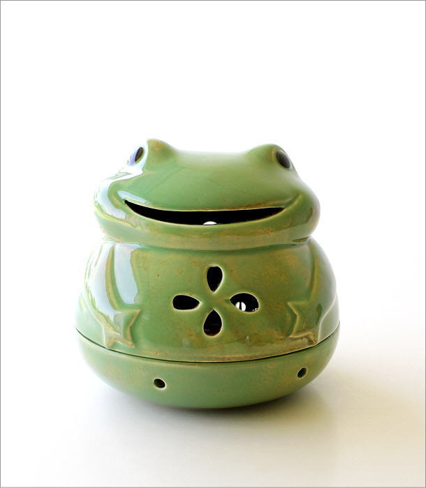 陶器の蚊遣 かえる(5)