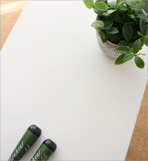 シャビーなアイアンのワークテーブル WHITE(3)