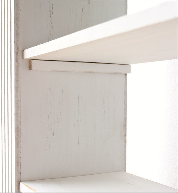 木製マントルピース 白 ホワイト アンティーク ホワイト【木製マントルピース】シンプル/薄型/白/アンティーク風