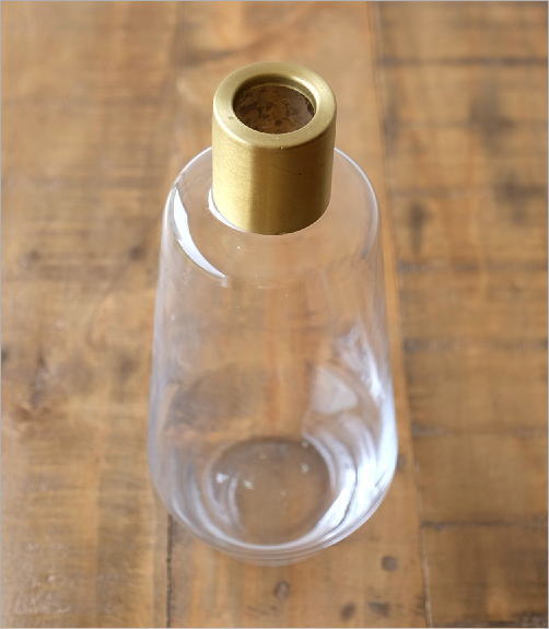 ガラスボトルベース ゴールドエッジ L(2)