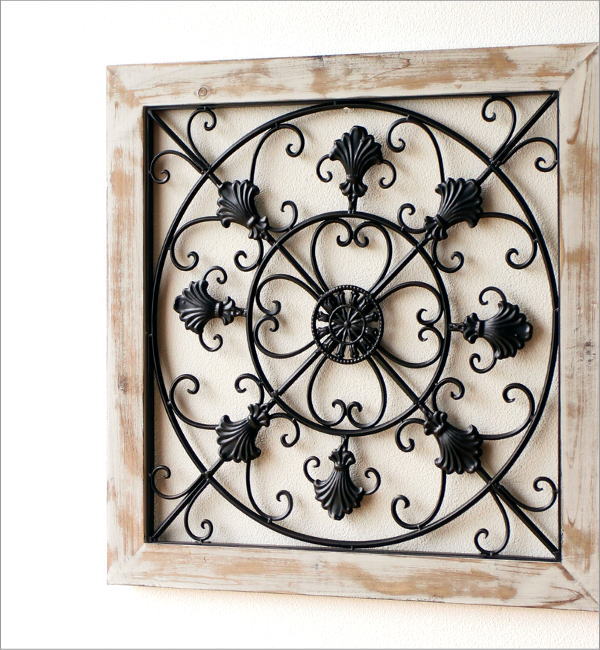 アイアンのウォールデコ フレームC(2)