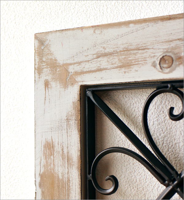 アイアンのウォールデコ フレームC(4)